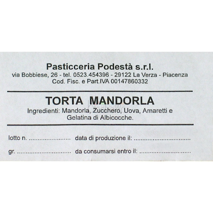 Torta di mandorle 450g