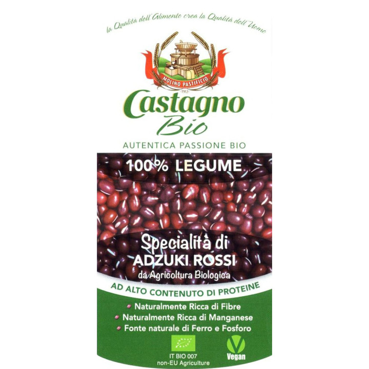 Sedani 100% azuki rossi bio 250g