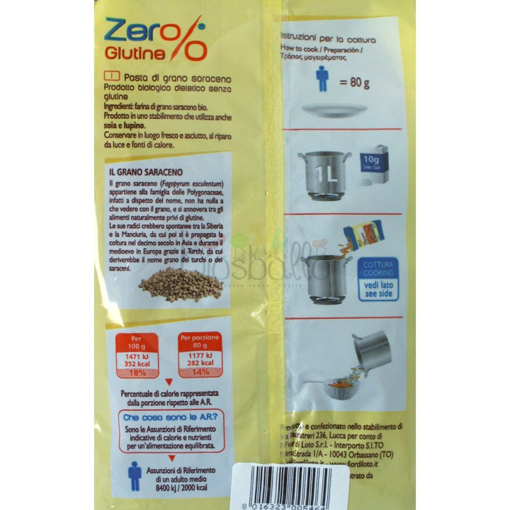 Fusilli di grano saraceno 500g