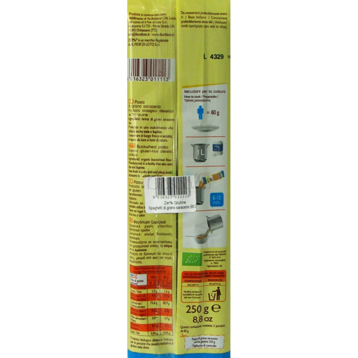 Spaghetti di grano saraceno 250g