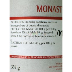 Confettura di Mele aromatizzate con arance 333g
