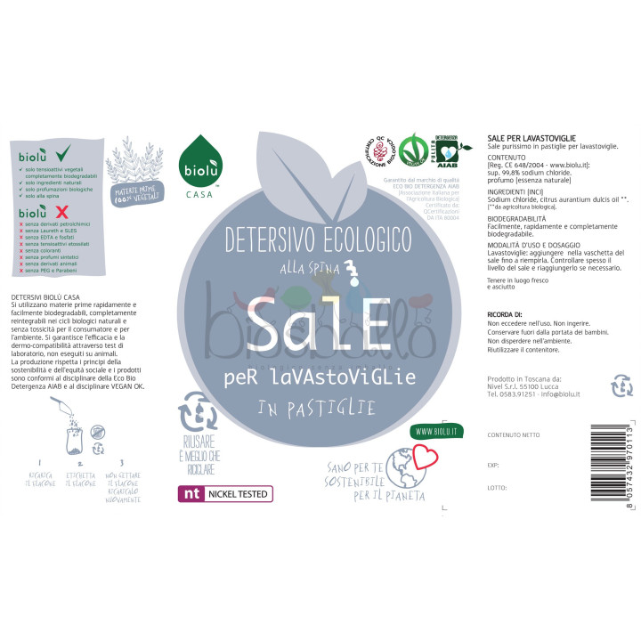 Sale per lavastoviglie 1kg