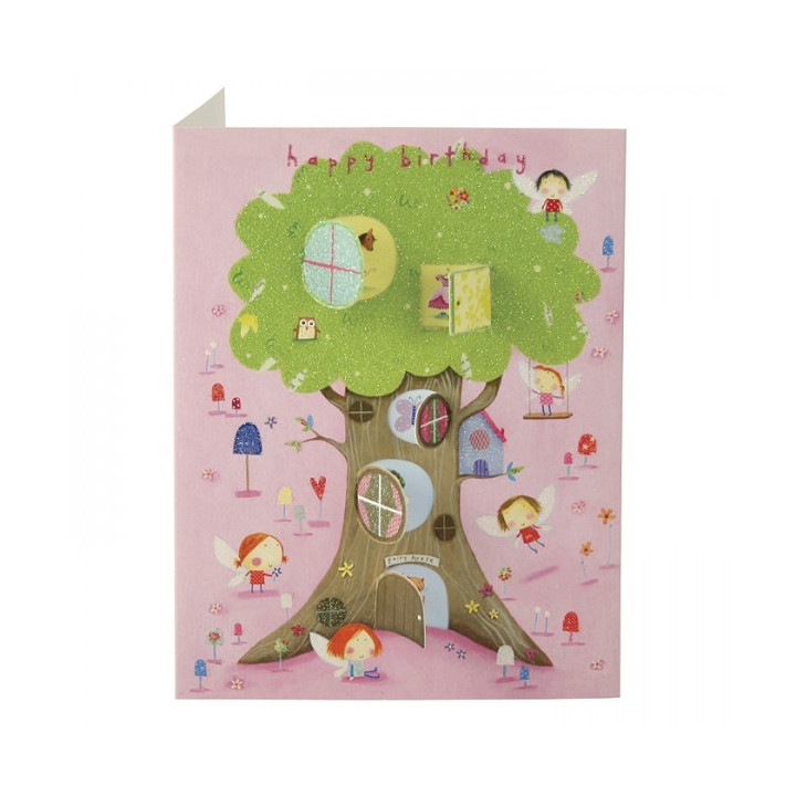 Biglietto d'Auguri - L'albero delle Fate