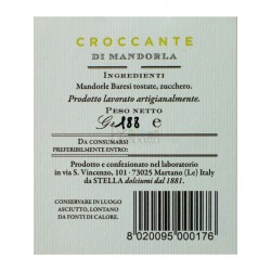 Croccante di mandorle sgusciate 140g
