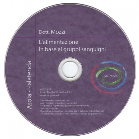 DVD L'alimentazione in base ai gruppi sanguigni Dottor Mozzi