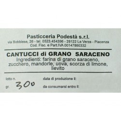 Cantucci di grano saraceno 300g