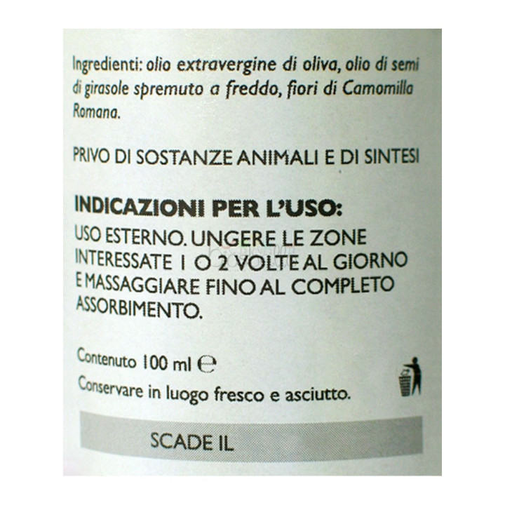 Oleolito di Camomilla Romana 100ml