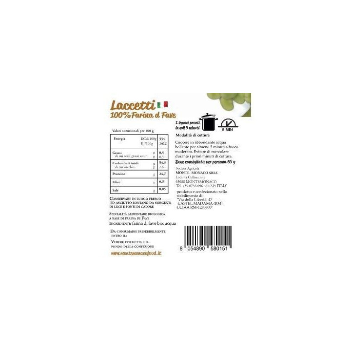 Laccetti di fave 195g