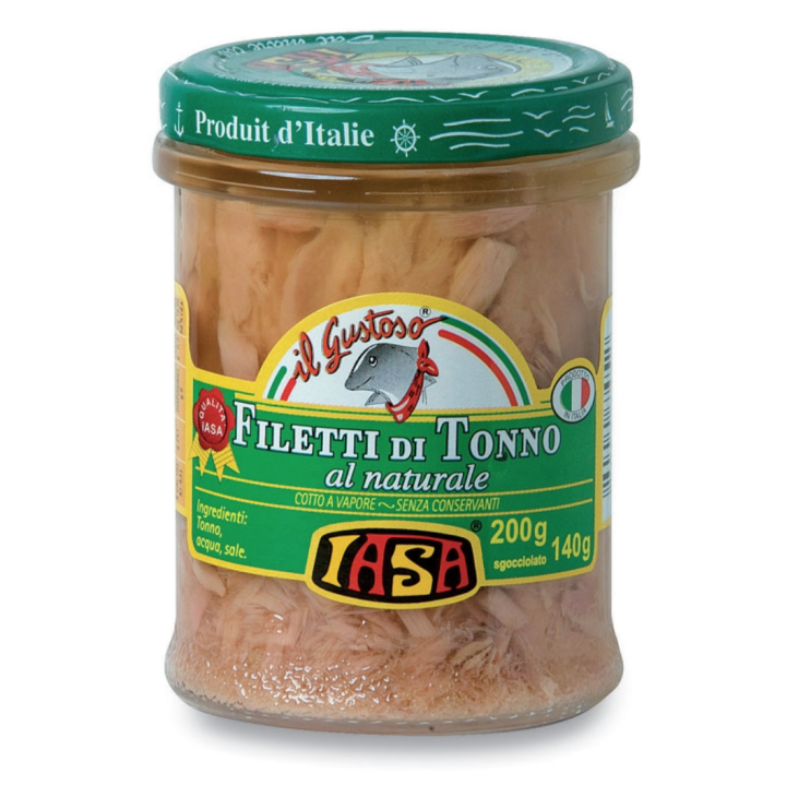 Filetti di Tonno naturale 200g