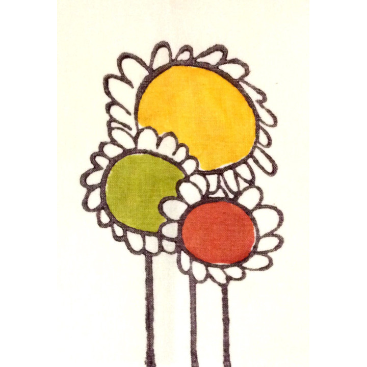 Tovaglietta Canovaccio 100% lino Girasoli Pascucci 65x65