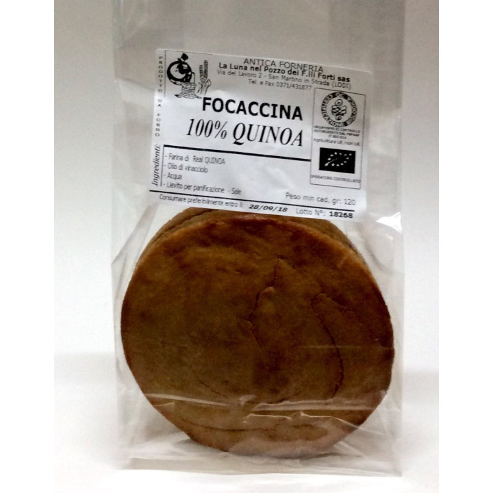 Focacce di quinoa naturalmente senza glutine 240g