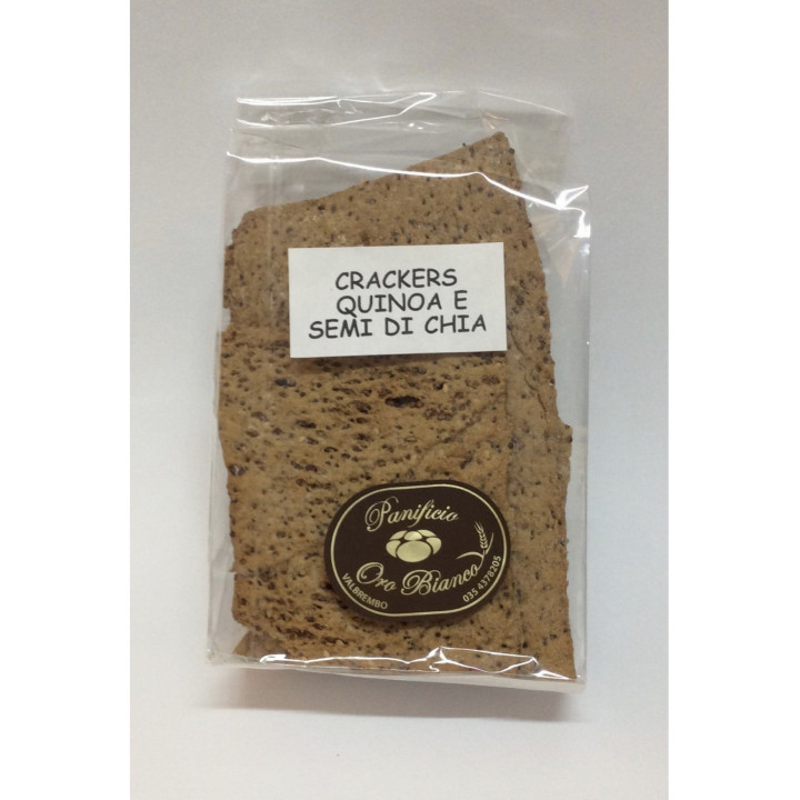 Crackers di Quinoa con semi di chia 200g