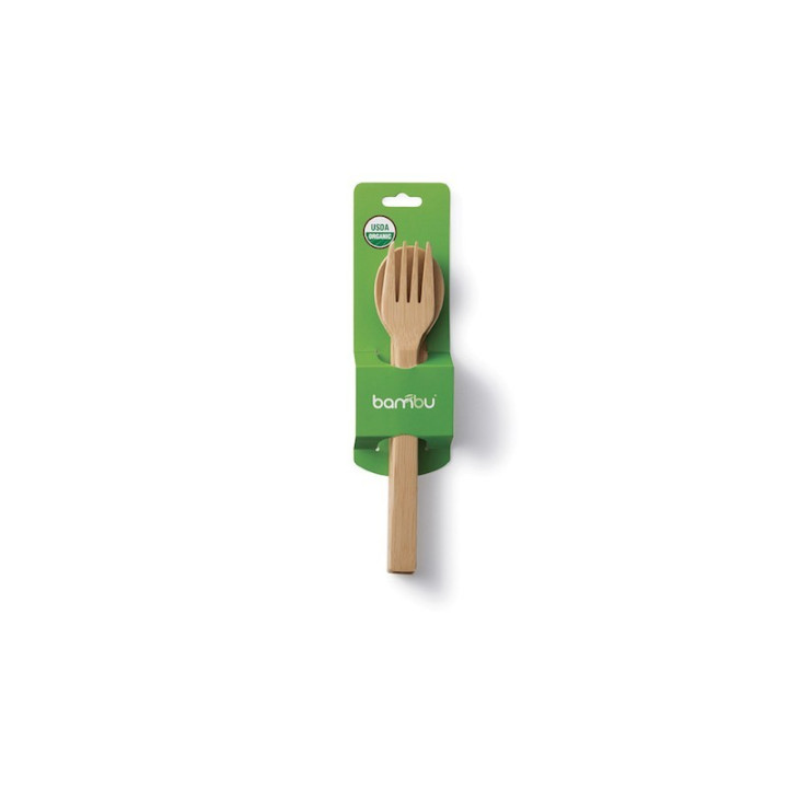 Set Coltello, Forchetta e Cucchiaio in bambù