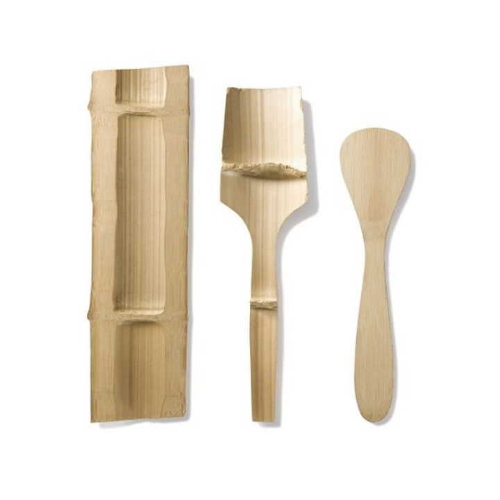 Set di utensili da viaggio con custodia in cotone biologico
