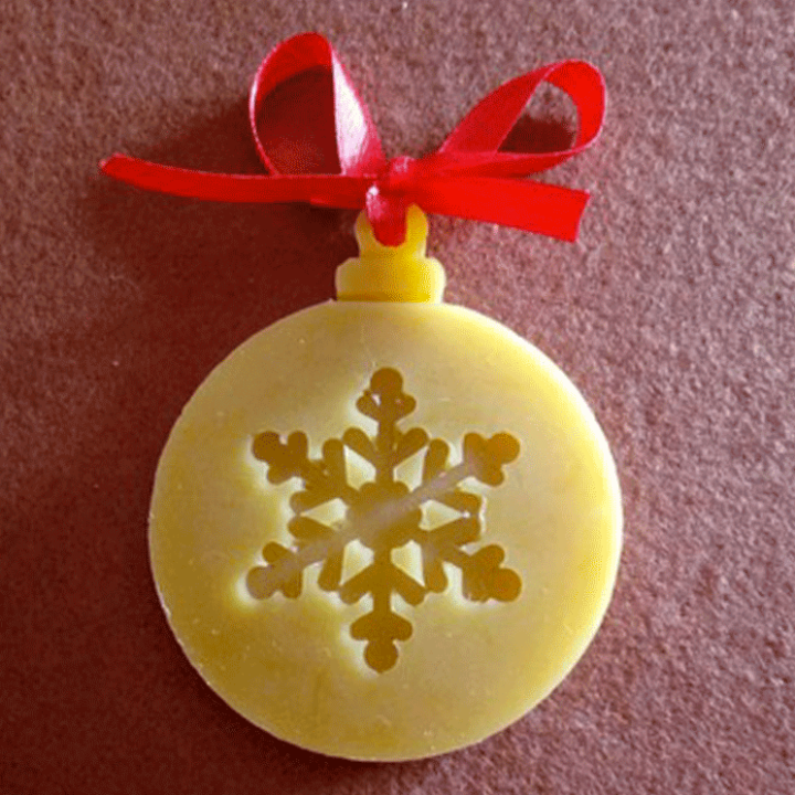 Candela Babbo Natale 100% cera d'api