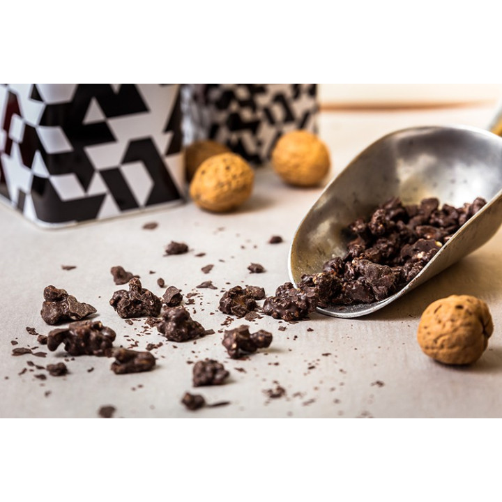 Gherigli di noci ricoperti di cioccolato 150g