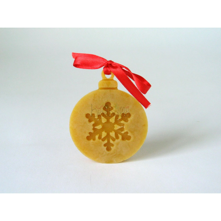 Candela Babbo Natale 100% cera d'api