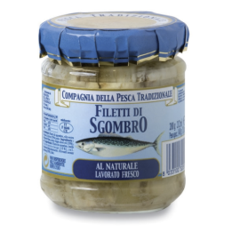 Filetti di Sgombro all'olio di oliva biologico 200g