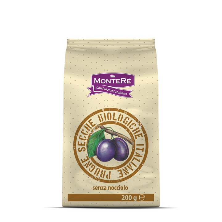 Prugne secche italiane biologiche denocciolate 200g