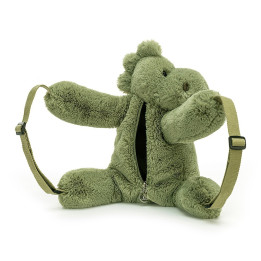 Peluche Zainetto Dinosauro 28x30cm