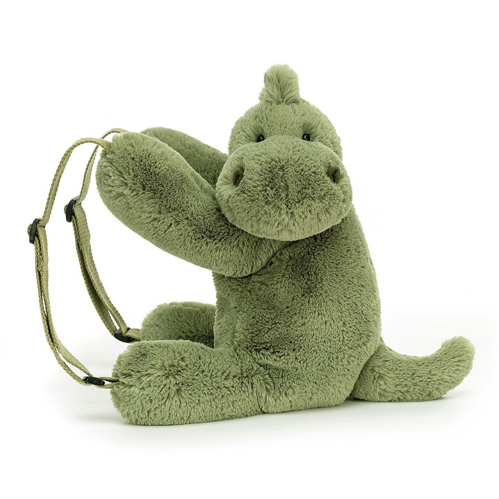Peluche Zainetto Dinosauro 28x30cm