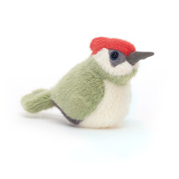 Peluche Picchio Verde 10x7cm