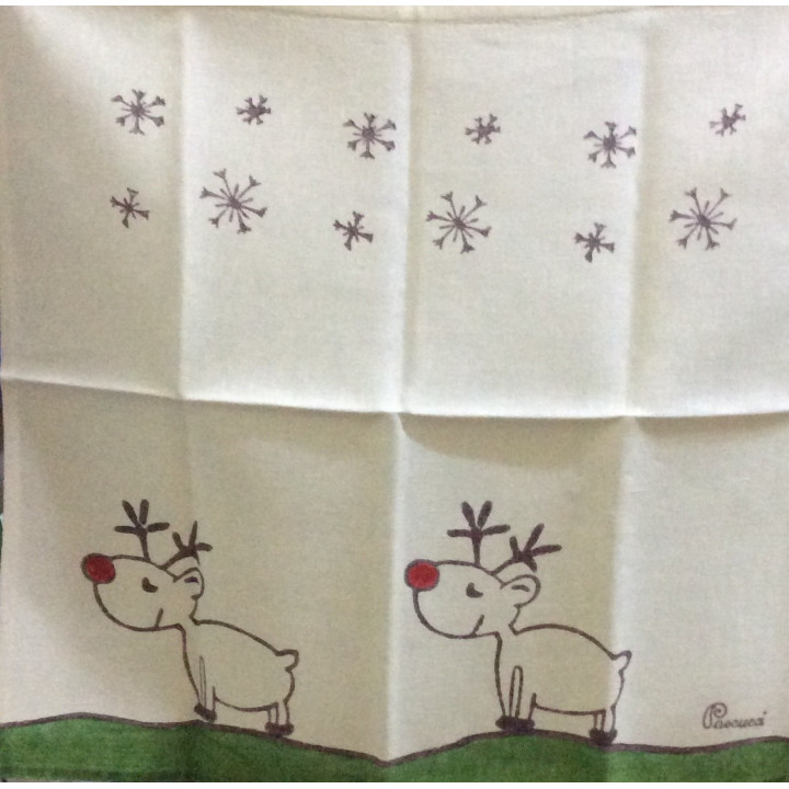 Tovaglietta Canovaccio 100% lino Renna Pascucci 65x65