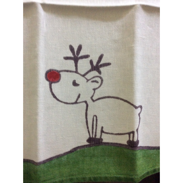Tovaglietta Canovaccio 100% lino Renna Pascucci 65x65