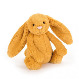 Coniglietto peluche color zafferano 30cm