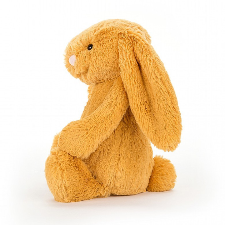 Coniglietto peluche color zafferano 30cm