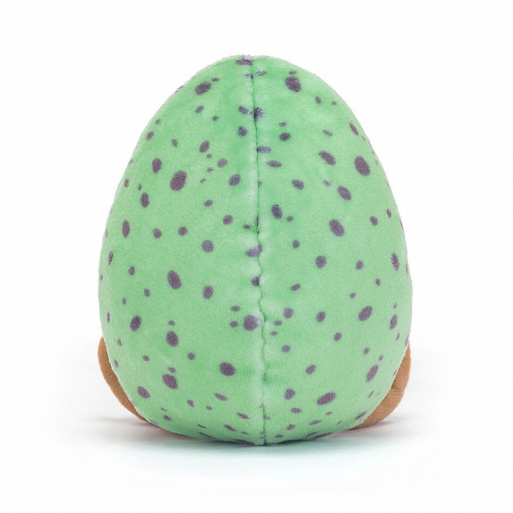 Uovo verde squisito peluche 10x6cm