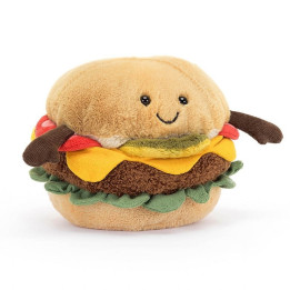 Panino Burger Peluches Jellycat 12x12cm