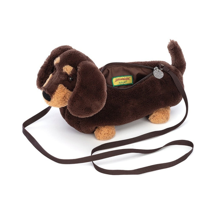 Otto Sausage Dog Bag Bassotto Jellycat 16x22cm