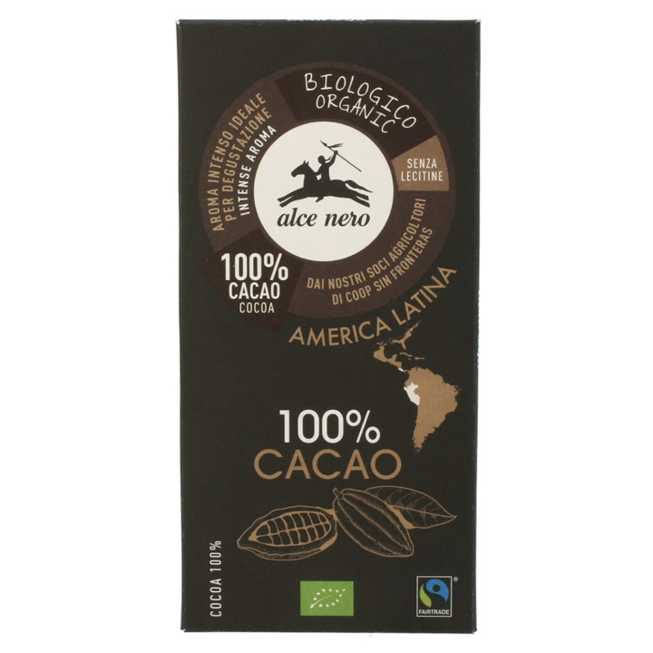 Cioccolato 100% cacao 50g
