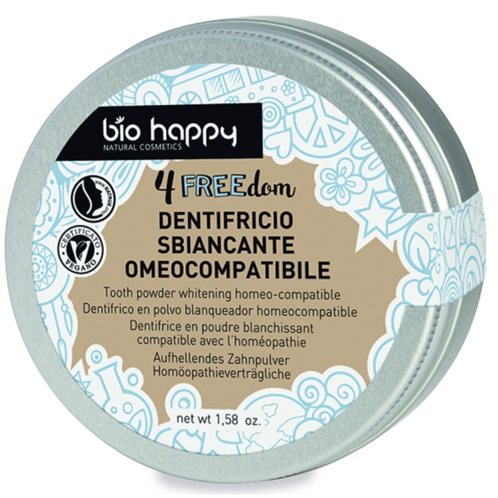 Dentifricio omeocompatibile polvere biohappy 45g