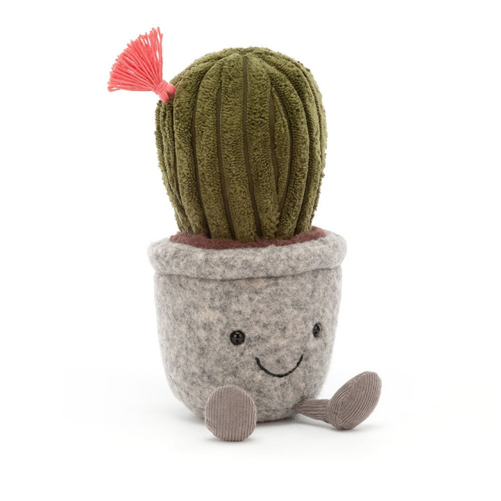 Cactus Silly Succulent Barrel Peluches Jellycat 19x7x7cm