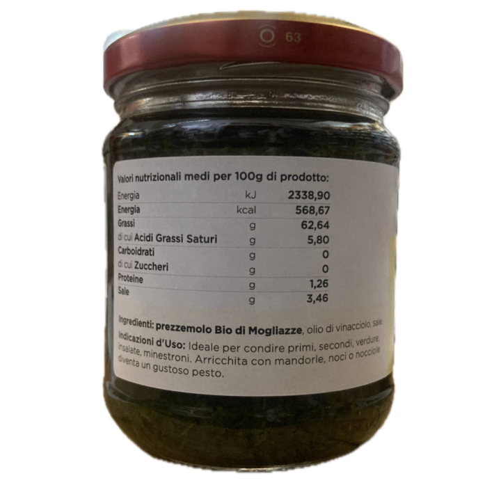 Salsa di prezzemolo coop Mogliazze 175g