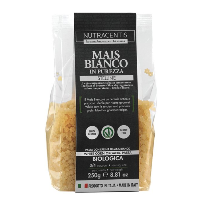 Pasta di Mais Bianco Stelline 250g