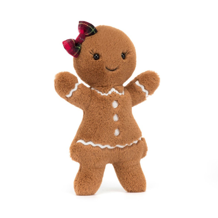 Jolly Gingerbread Ruby Peluches Jellycat 18x9x2cm