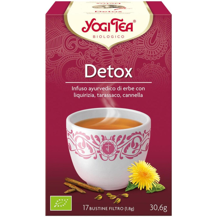 Infuso Yogi Tea Detox 17 filtri