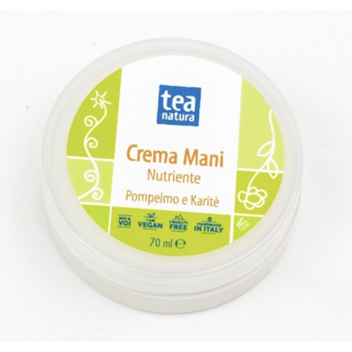 Crema mani nutriente con karitè e pompelmo 70ml