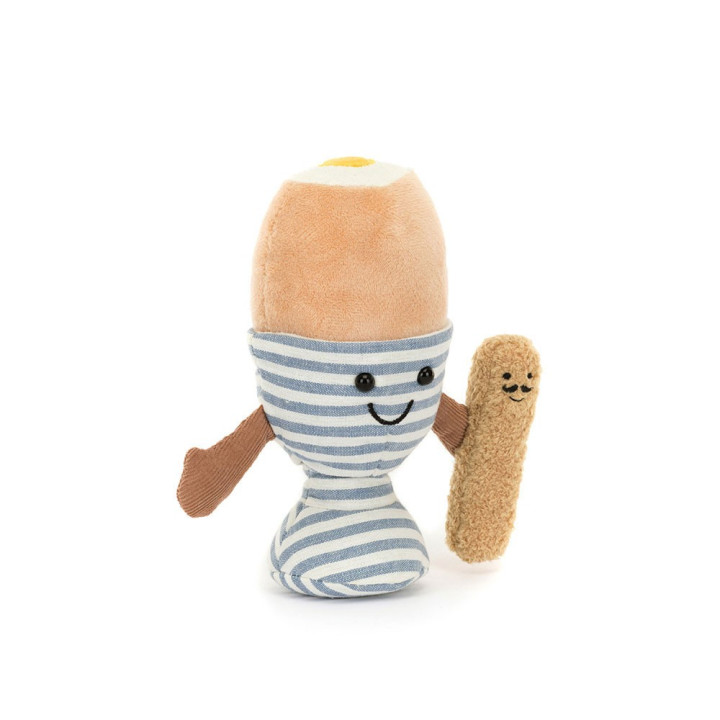 Amuseables Eggetha Egg & Lance Soldier Peluche Jellycat 16x12x6cm