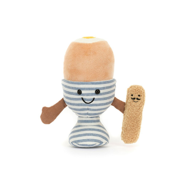 Amuseables Eggetha Egg & Lance Soldier Peluche Jellycat 16x12x6cm