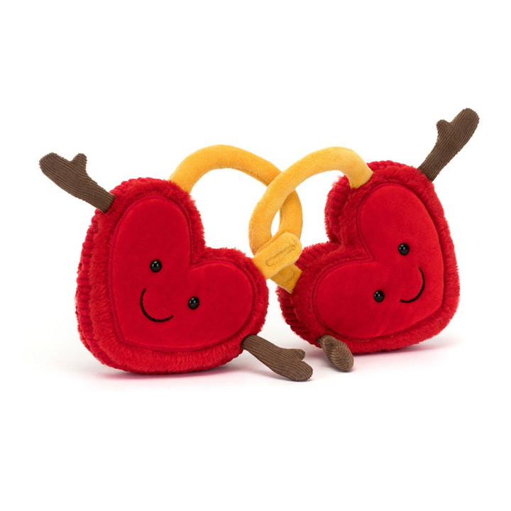 Amuseables Val & Tina Love Locks Peluche Jellycat 15x22x4cm