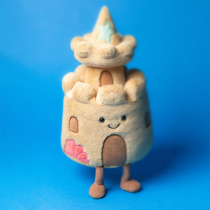 Amuseables Sandcastle Peluche Jellycat 29x15x14cm
