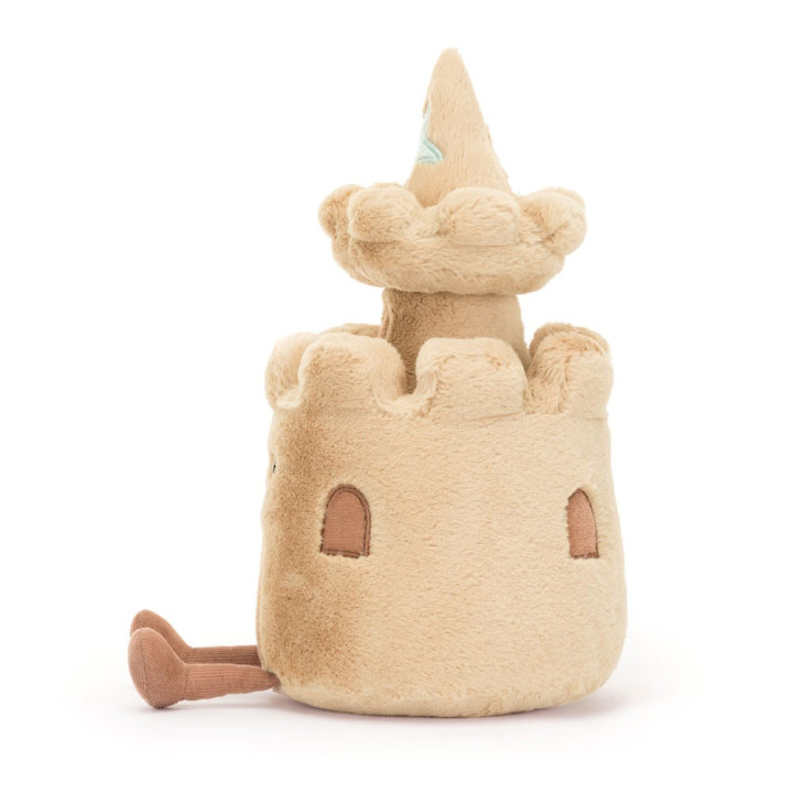 Amuseables Sandcastle Peluche Jellycat 29x15x14cm