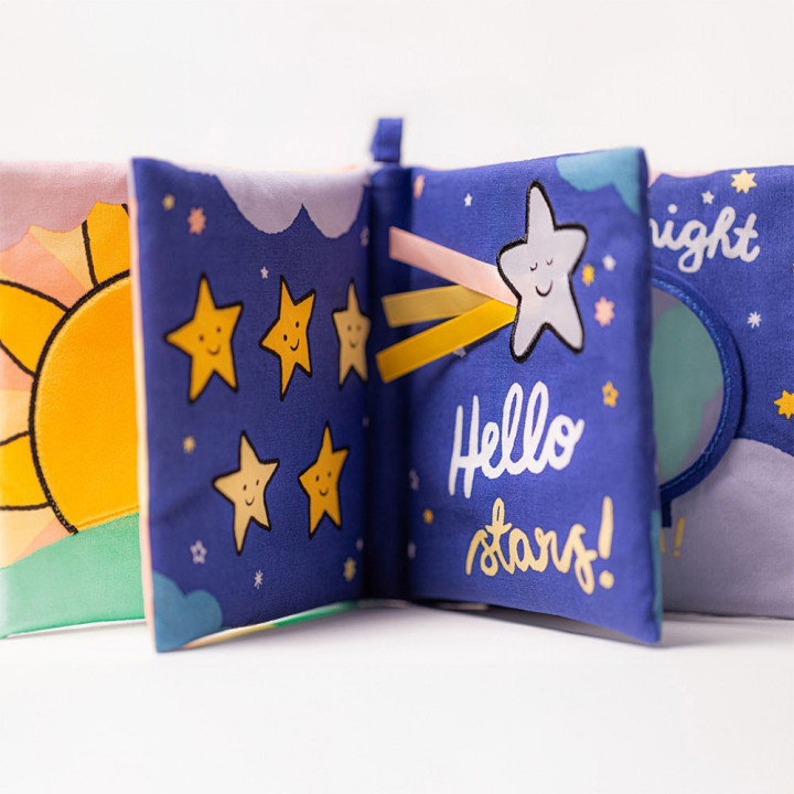 Hello Moon Fabric Book Jellycat