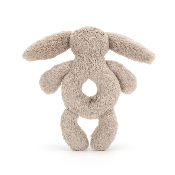 Bashful Beige Bunny Ring Rattle Peluches Jellycat 18x8x2cm