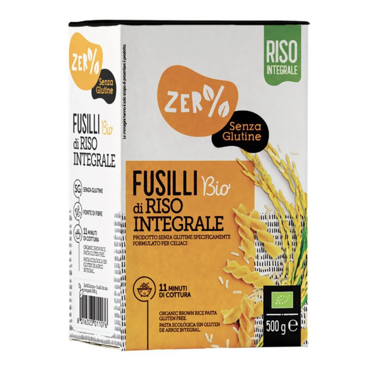 Fusilli di riso integrale 500g