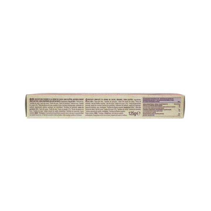 Biscotti Bisfree Ripieni al Cacao 125g
